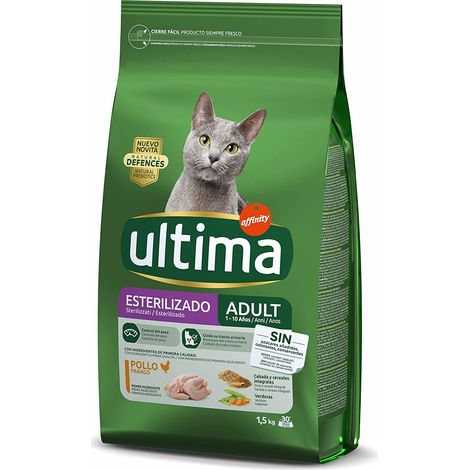 ULTIMA CAT CROCCANTINI PER GATTI ADULTI STERILIZZATI DA 1.5KG AL POLLO (1/2)