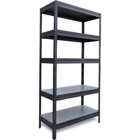 REGAL Étagère design industriel charges lourdes jusqu'à 600 kg Gris (1/5)