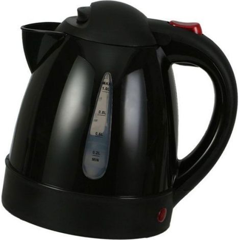 Garosa 24V 250W 1L Elektro-Wasserkocher fürs Auto - Schwarz - Edelstahl-Innenausstattung - Automatische Abschaltung (1/5)