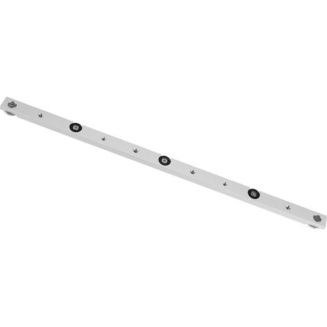 Règle de guidage en aluminium 450mm pour table à onglet, tige coulissante de précision, outil de menuiserie robuste et durable. (1/5)