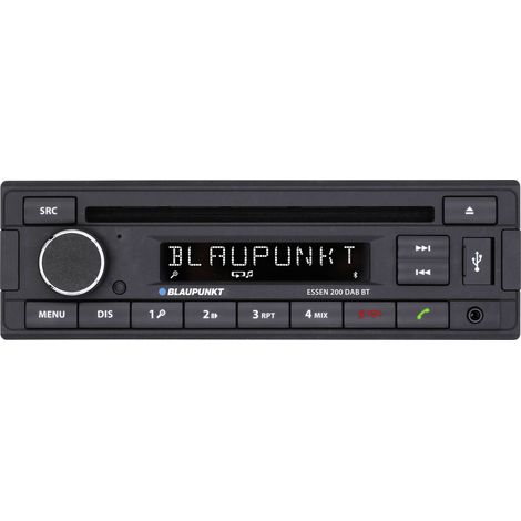 Autoradio DAB BT Blaupunkt Essen 200 – Kit mains libres bluetooth – Tuner DAB+ – 4 x 50W – USB, audio, stéréo jack 3.5mm