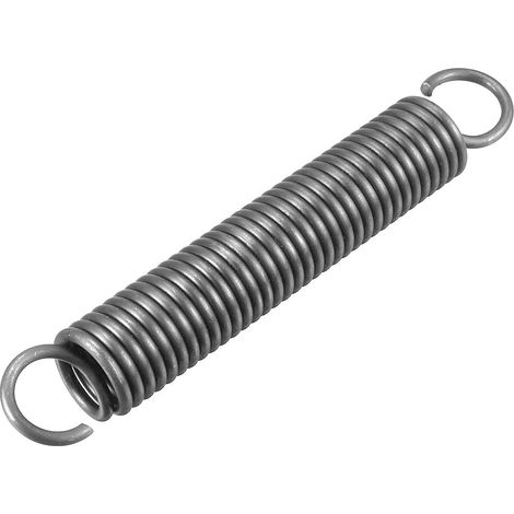 Tension Spring Extension Springs 2.5mm Wire Dia, 18mm OD, 120mm Free Length Spring Steel Small Double Hook (1/3)