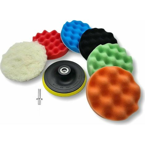 Disco Platorello da 5" 125 mm Dischi in spugna Per Lucidatrice Lucidatura Auto (1/5)