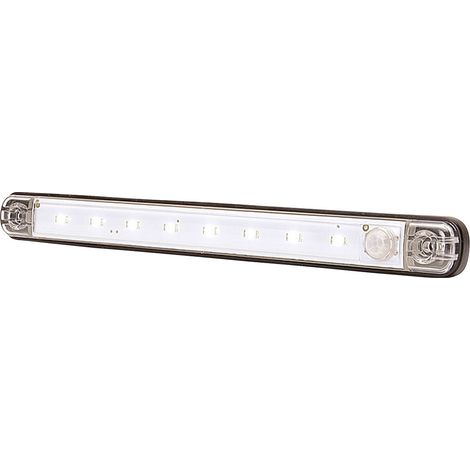 WAS LED Innenraumleuchte 728 SENSOR LW10 LED 12 V (B x H x T) 238 x 25 x 10.4 mm Bewegungsmelder, Au (1/4)