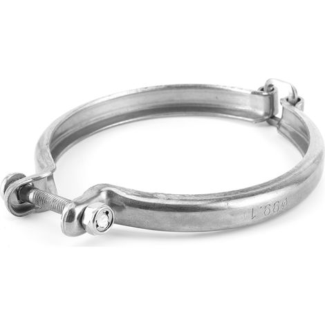 Collier de serrage V-band pour turbine d'échappement en acier inoxydable compatible avec turbocompresseur HY35 HE351CW HE341 (1/5)