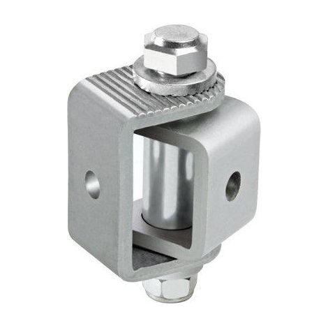 CARDINE A SALDARE 100 COMUNELLO - ZINCATO CAVALLOTTO REGOLABILE MM 31/44- 2 pezzi