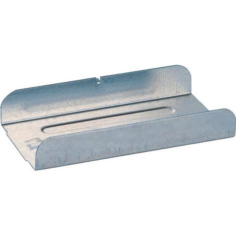 Raccord de fourrure 45 mm en acier zingué – Boîte de 50 pièces – Pour raccordement de fourrures universelles