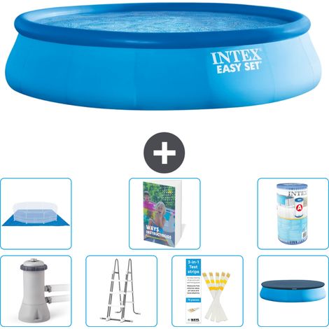 Intex Piscine Easy Set Ronde - 457x107 cm - 8-pièces S594 (1/3)