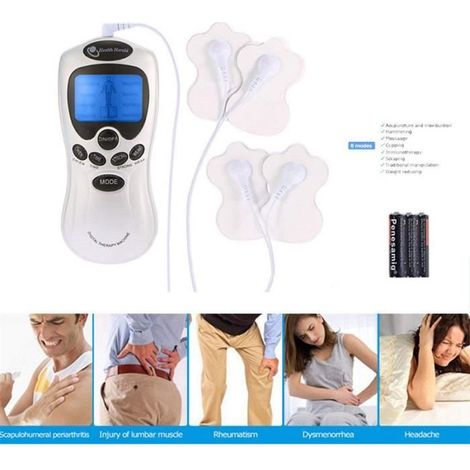 Electrostimulateur Masseur électrique - Electrothérapie - 8 modes de massage - 16 niveaux d\'intensité (1/4)
