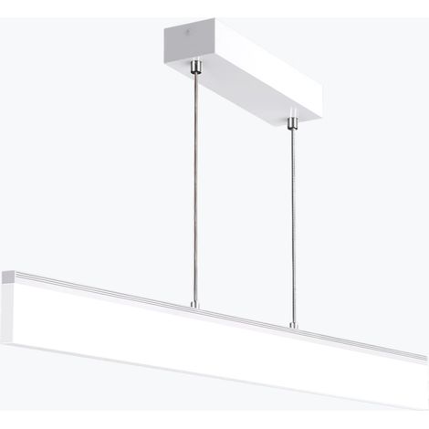Mai & Mai Pendelleuchte Esstisch 905mm LED Hängelampe für Esszimmer, dimmbar Hängeleuchte mit Fernbedienung, 20W Weiß Esstischlampe für Wohnzimmer Schlafzimmer Alivetta3303 (1/5)