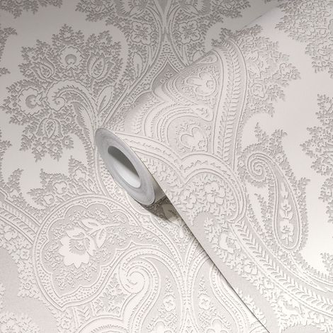 Papier peint Classique Argenté My Home My Spa A.S. Création