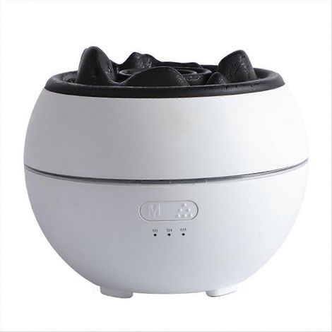 Humidificateur d'air à brumisation avec lumière LED simulant la lave d'un volcan, B (1/5)