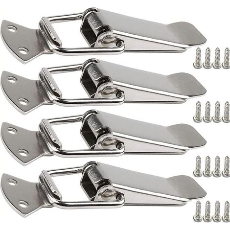 Fermoir de tension en acier inoxydable, fermoir à levier de 56 mm, loquet à ressort à bascule