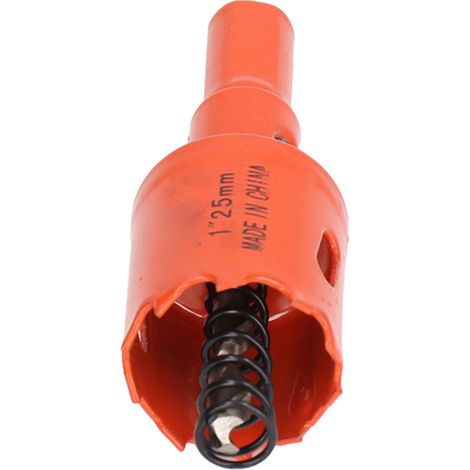Foret scie cloche bimétallique en acier rapide avec mandrin pour bois et métal 1 pouce (25 mm) (1/5)