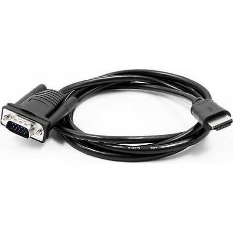 HDMI-kompatibles zu VGA-Konverterkabel, Digital-Analog-Signaladapterkabel (1/5)