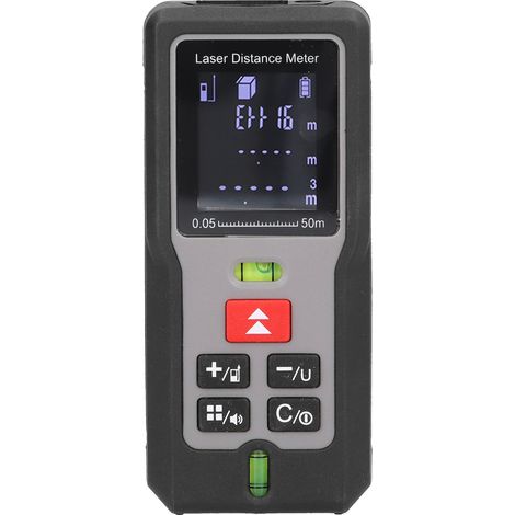 Télémètre laser infrarouge haute précision M50, portée 50 m, pour la mesure de distance.