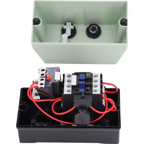 Interrupteur de commande de démarreur magnétique pour moteur électrique avec protection moteur et rondelles en caoutchouc 12-18 A (1/5)