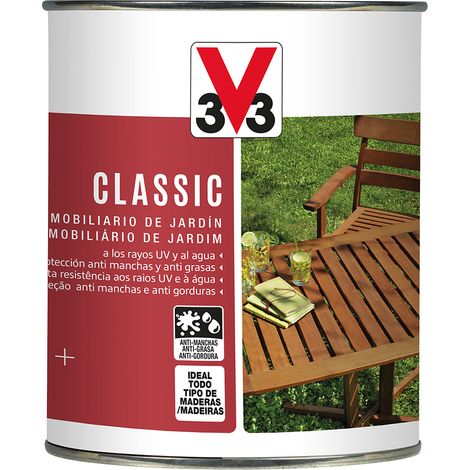 V33 ACEITE DE TECA MUEBLES JARDÍN TECA