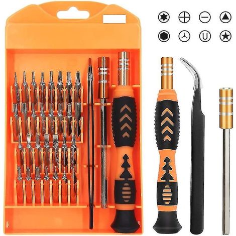 Jeu de tournevis de précision pour mécanicien (115 pièces) - Mini-kit d'outils de réparation pour l'électronique (1/5)