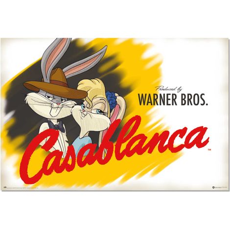 Erik Official Warner Bros. Póster de Casablanca del 100 Aniversario