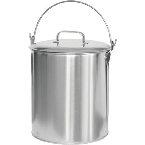 BALDE CÓNICO 15 LITROS INOX (1/2)