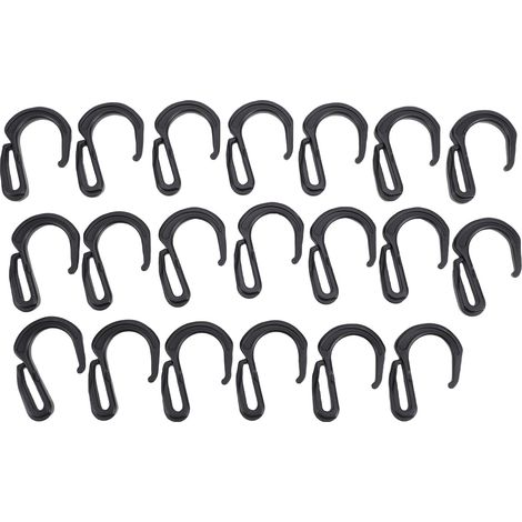 GARRYFIZH 20 Cordes élastiques avec crochets plastique S - Pour filet de chargement valise/toit/camion