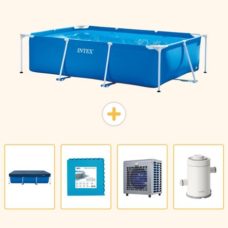 Intex Piscine Tubulaire Rectangulaire - 260x160x65 cm - 5-pièces S116 (1/5)