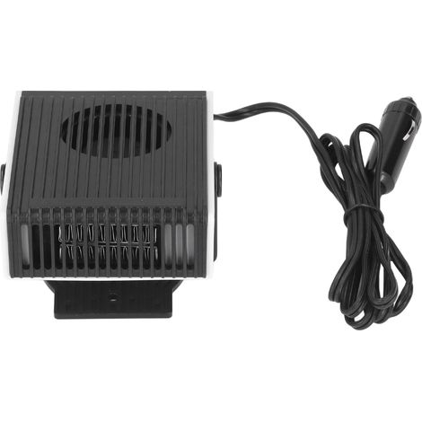 Chauffage 12V 150W pour voiture, désembueur pare-brise portable, prise allume-cigare, noir et blanc, silencieux, universel, ventilateur de dégivrage (1/5)