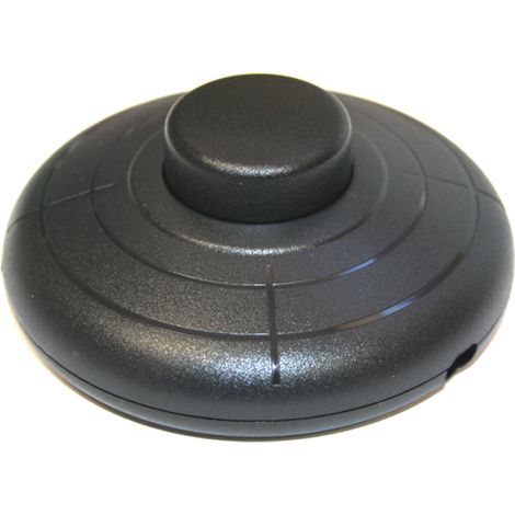 Interruptor Pulsador De Pie 2A 250Vac NEGRO