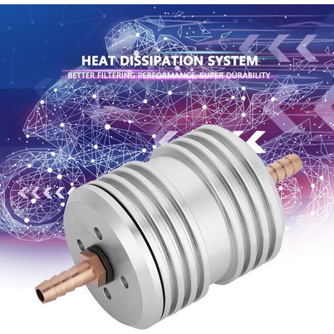Radiateur d'huile externe pour moto, système de refroidissement CNC, filtre à air standard, interface M8 (1/3)