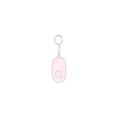(Blanc)130DB Alarme Personnelle Anti-Agression avec Porte-clé,Rechargeables Alarme de Poche avec LED Lampe de Poche Torche Alarme,pour Femme Enfants Personnes aîné