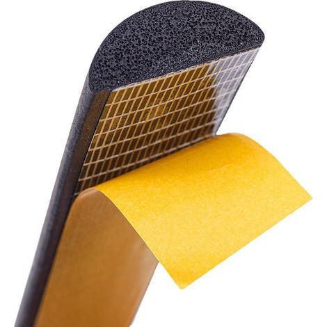 Cinta de caucho EPDM autoadhesiva de 5x20 mm, amortiguador de espuma acústica de microgoma (1/3)