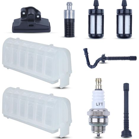 Filtre à air Tuyau de fioul Kit de bougie adapté pour STIHL MS210 MS230 MS250 MS 210 230 250 021 023 025 Pièces de rechange de tronçonneuse (1/5)