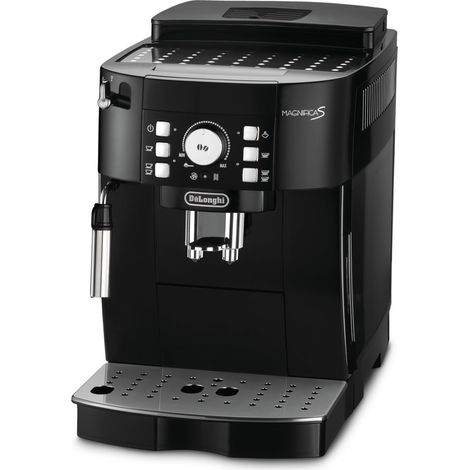 Machine à café à grain DeLonghi ECAM 21 117 – Système de mousse pour cappuccino – Réservoir 1.8L – 1450W – Noir
