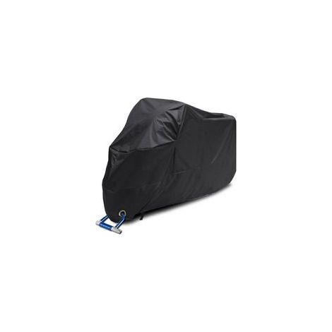 Telo protettivo impermeabile per moto/scooter 190T - Telo protettivo antipolvere - 245 x 105 x 125 cm - Nero