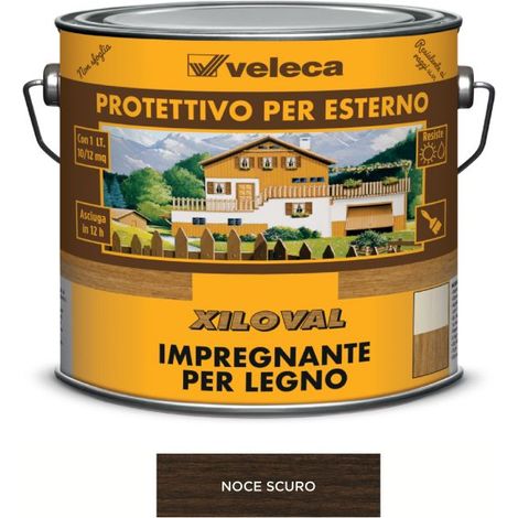 IMPREGNANTE PROTETTIVO NOCE SCURO 2.50 LT XILOVAL