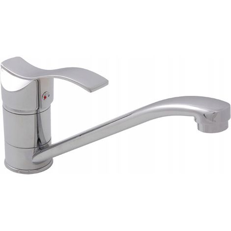 Grifo de cocina de libre instalación cromado Argo con caño giratorio
