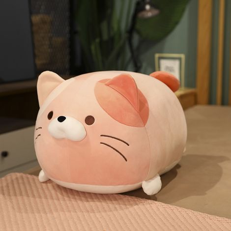 Coussin en peluche chat, gros chat en peluche, oreiller en peluche, jouet chat, coussin pour dormir, chaton mignon, coussin en peluche douce, cadeau pour enfants ou petite amie (1/5)