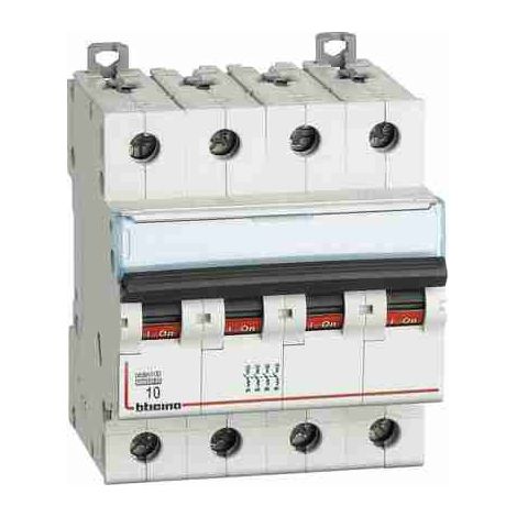 BTIFH84K10 Interruttore magnetotermico modulare BTDIN100 4P curva K - In= 10A