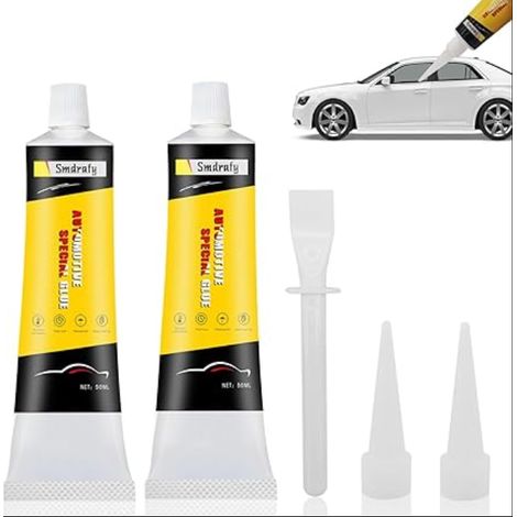 Colle Carrosserie Voiture Colle pour Vitres Mastic d'étanchéité Fenêtres Portes Résistant à la Chaleur Durcissement Rapide Scellé et étanche (1/5)