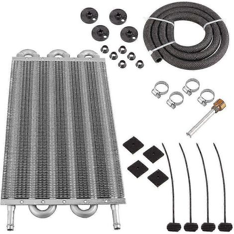 Accessoires combinés pour climatiseur General Motors (condensateur, boîte de vitesses, radiateur) argentés