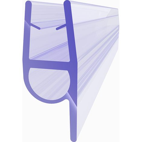Duschdichtung 70cm Ersatzdichtung 6mm für Duschtür Wasserabweiser Duschprofil Glas (1/5)