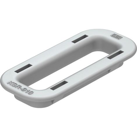 OBO Bettermann Anello di protezione cavi lato AZ, fondo DKS e IKS polietilene grigio chiaro, 6066712