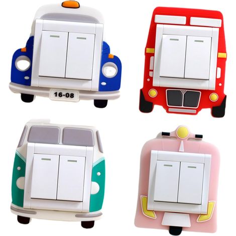 Stickers muraux fluorescents en silicone caches lumineux (1/5)
