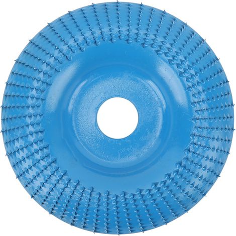Disque de Sculpture sur Bois Stable, Construction Robuste, Meule de Formage Bleue pour Travail du Bois (1/5)