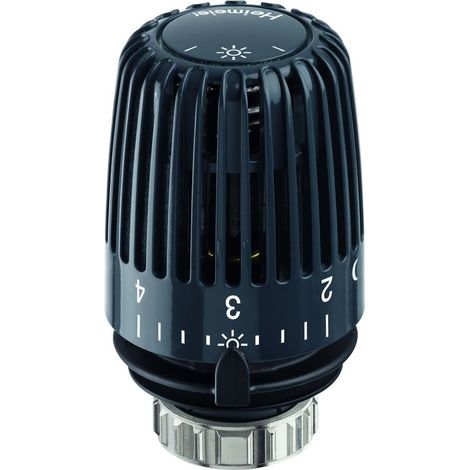 HEIMEIER Thermostat-Kopf K RAL 7016 anthrazitgrau, Standard, 6000-00.503 (1/4)