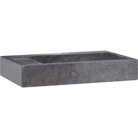 Maison Exclusive - Lavandino Nero 58x39x10 cm in Marmo (1/5)