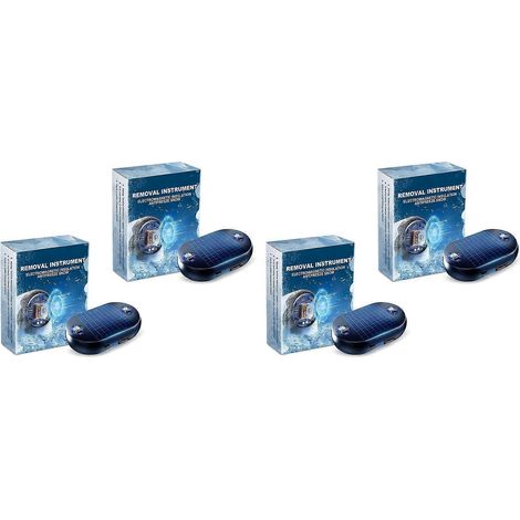 Dispositif de dégivrage et de déneigement pour vitres de voiture, alimenté par énergie solaire/USB, lot de 4. (1/5)
