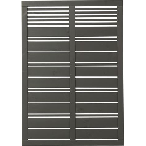 Plus Zaun Silence 120 x 170 cm umbragrau fungizidbehandelt
