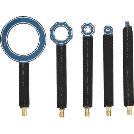5-teiliges Nahfeld-Magnetsonde, Antenne zur Lokalisierung von Störquellen, EMI-Strahlungsführung, EMV-Diagnosegerät, Elektronik-Fehlerbehebungsset, Messgenauigkeit (1/4)